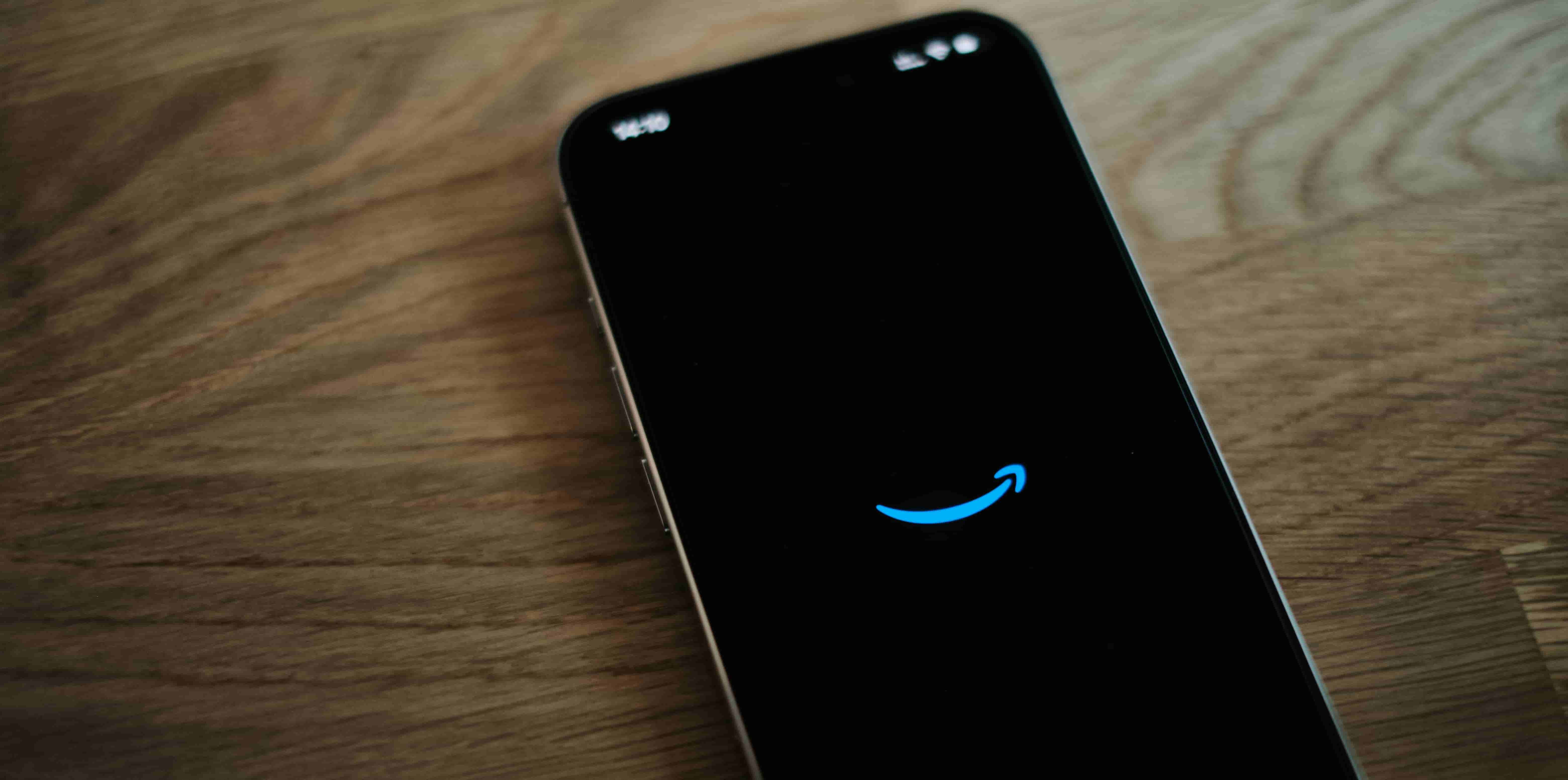 Image of smartphone using Amazon 