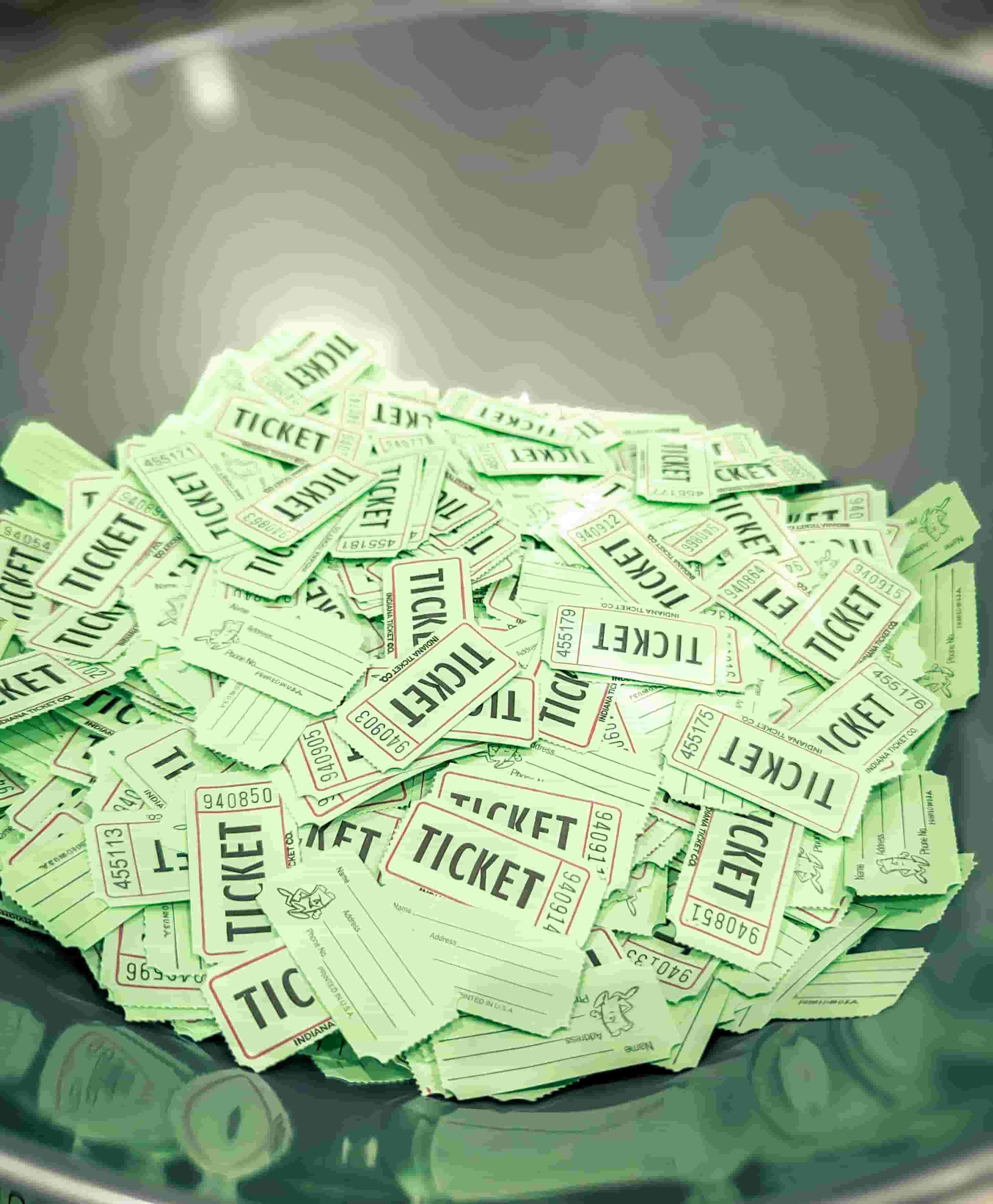 Image of Fundraising Raffle tickets